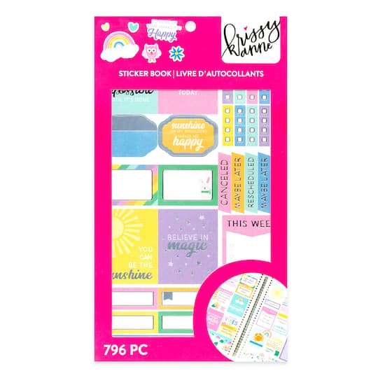 Krissyanne Designs® Rainbow Sticker Book | Organization & Labels | Michaels krissyanne designs